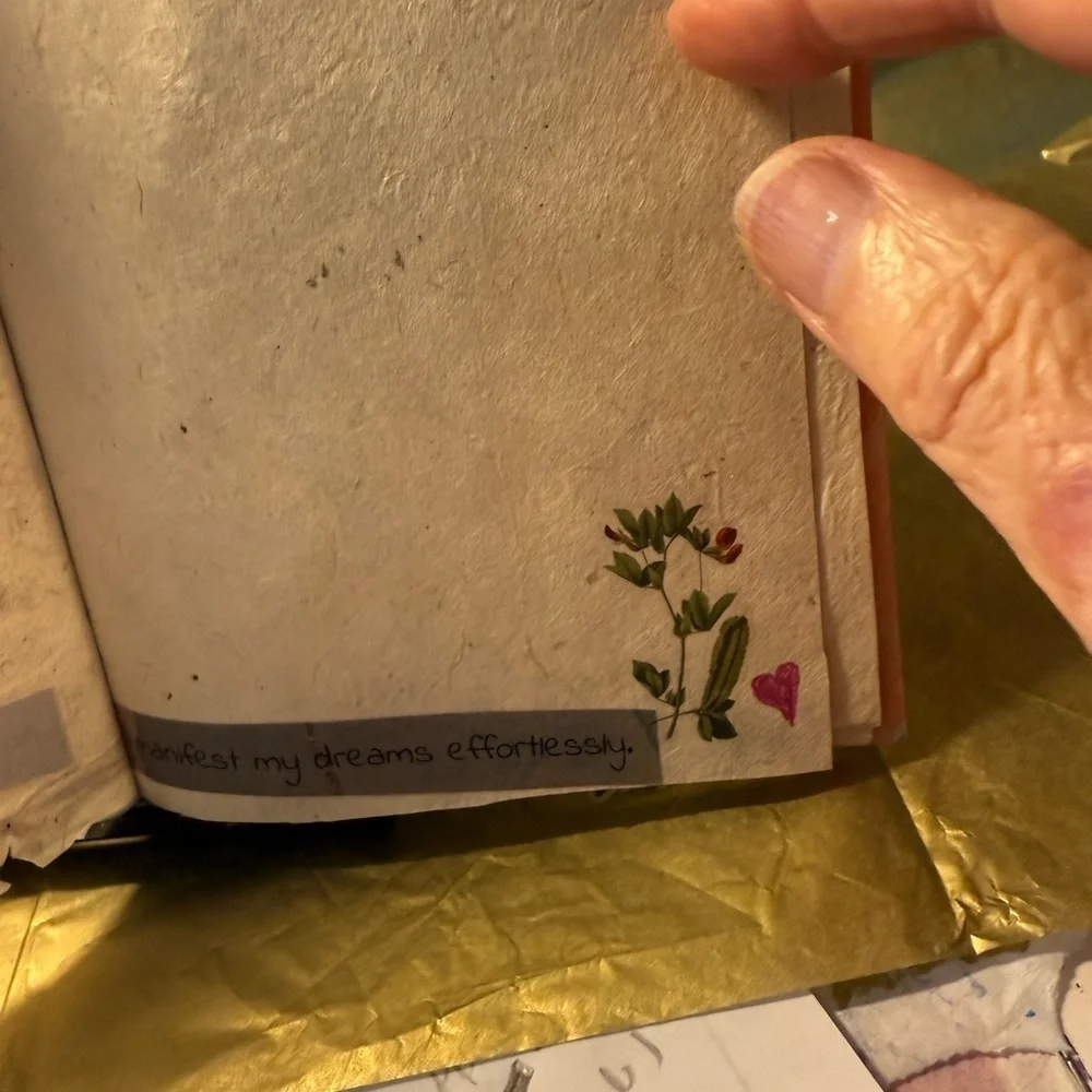 Handmade Aquarius Sign Journal 8x5 28 Pages